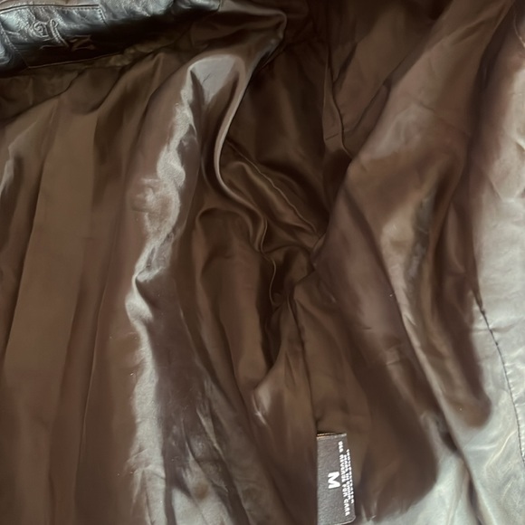 Faux Leather Jacket M - Picture 7 of 8